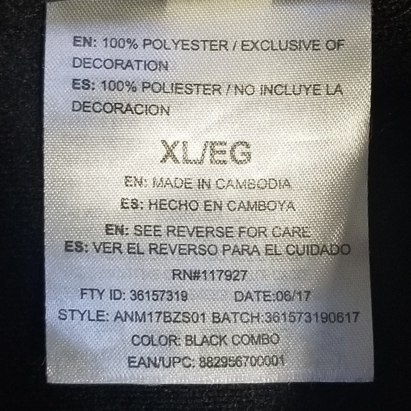 AND1 Men's Athleisure Full Zip‎ Track Jacket Sz. XL - Picture 9 of 9